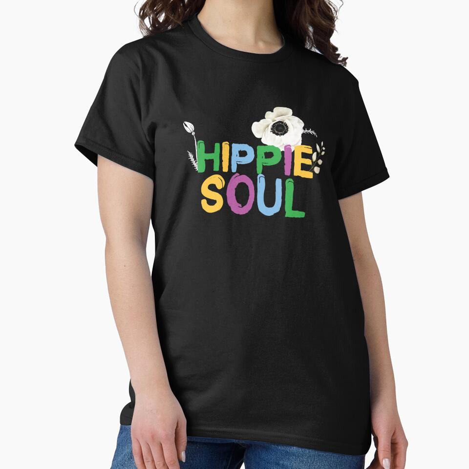Hippie Soul  Men & Women T-Shirt by patroart