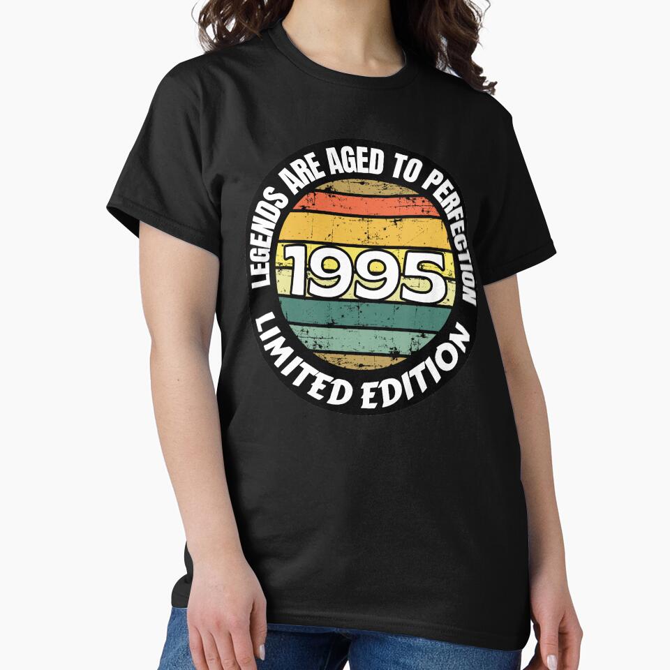 Legends Are Aged To Perfection Legends Are Born In 1995 Limited Edition by RGRamsey T-Shirts, Hoodie, Sweatshirt (Image 2)