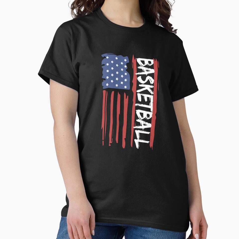 Basketball American Flag by TendyTees T-Shirts, Hoodie, Sweatshirt | BlankRebels.com (Image 2)