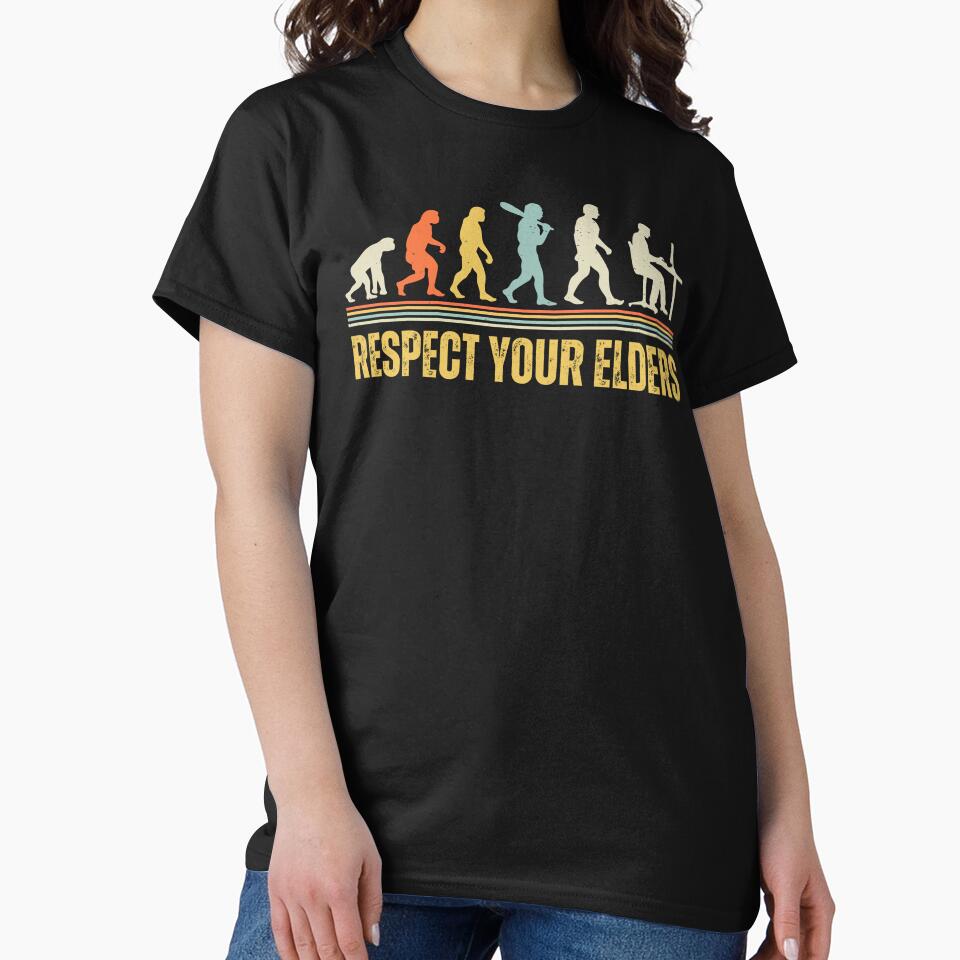 Respect Your Elders Funny Retro Gamer Evolution | Classic Gaming Humor by gunaone-design T-Shirts, Hoodie,... (Image 2)
