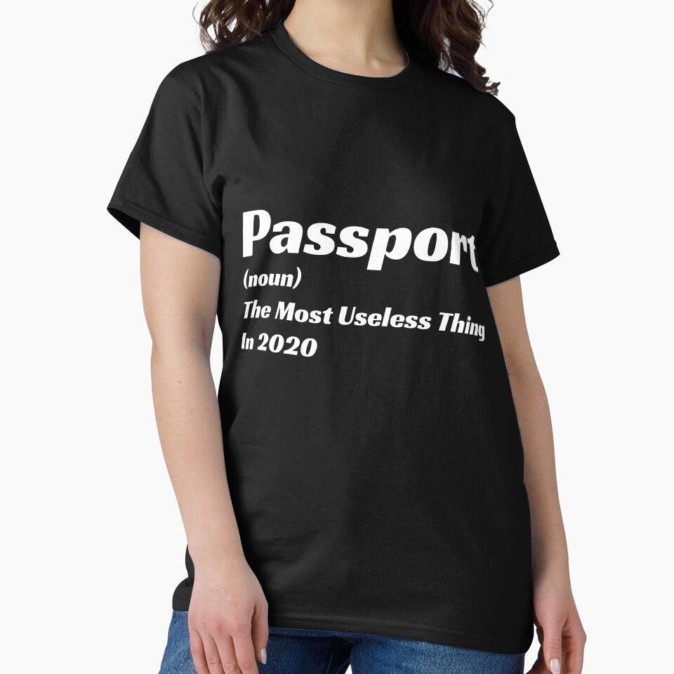 Most useless thing in 2020 funny memes quote funny saying about traveling by khalidelk T-Shirts, Hoodie, Sweatshirt (Image 2)