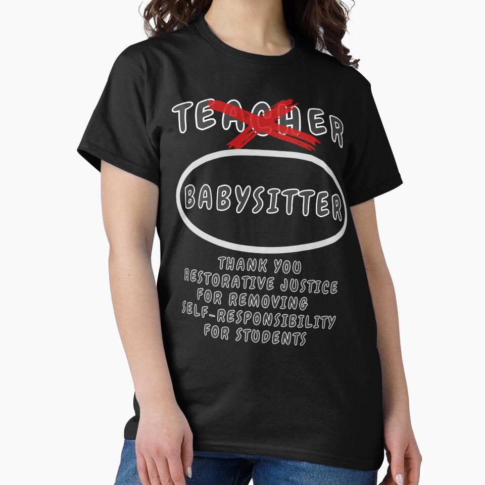 Teacher AKA Babysitter by MojaveTradePost T-Shirts, Hoodie, Sweatshirt | BlankRebels.com (Image 2)
