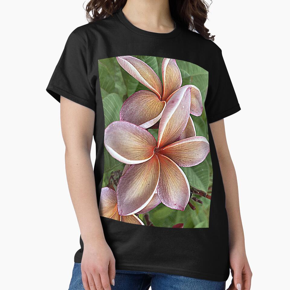 FRANGIPANI FLORAL ART, GEORGE BROWN CULTIVAR by Opalbluerose T-Shirts, Hoodie, Sweatshirt | BlankRebels.com (Image 2)