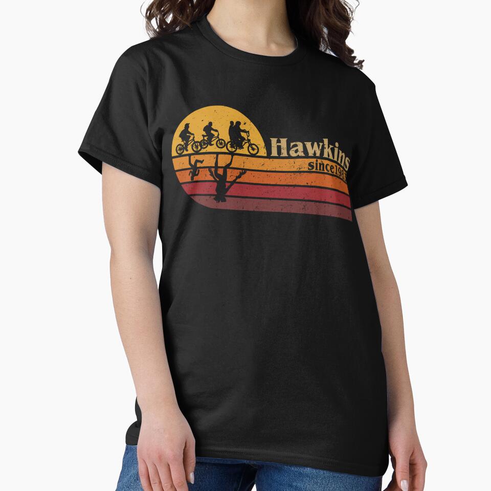 Retro Hawkins by zoezowie79 T-Shirts, Hoodie, Sweatshirt | BlankRebels.com (Image 2)
