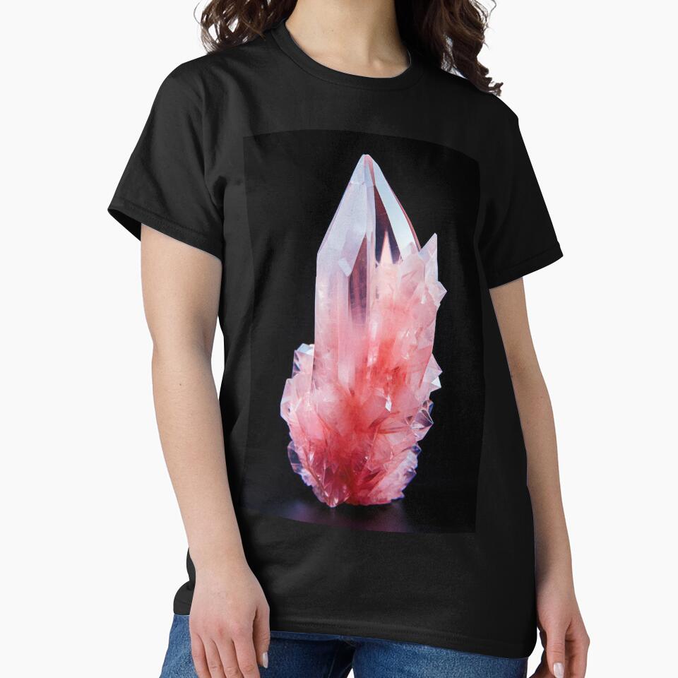 Rose Quartz 02 Healing Crystal by mhfoto T-Shirts, Hoodie, Sweatshirt | BlankRebels.com (Image 2)