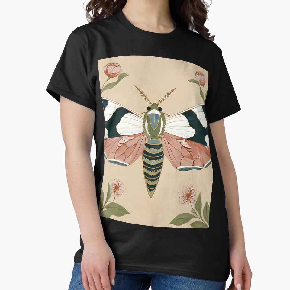 Cozy Cottagecore Moth by bapupa T-Shirts, Hoodie, Sweatshirt | BlankRebels.com (Image 2)