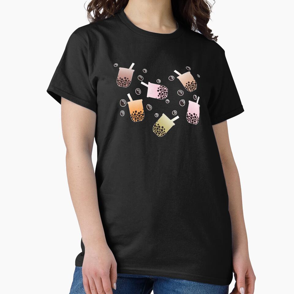 Cute Bubble Tea pattern by G-Emanuel T-Shirts, Hoodie, Sweatshirt | BlankRebels.com (Image 2)