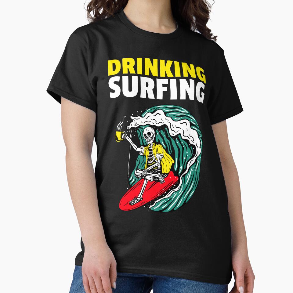 DRINKING SURFING by MJ96-PRO T-Shirts, Hoodie, Sweatshirt | BlankRebels.com (Image 2)
