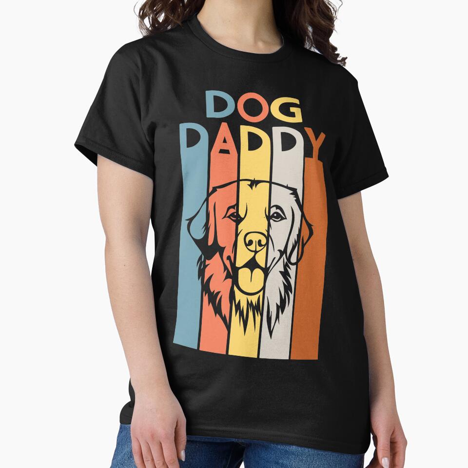Father's Day: Daddy Dog retro vintage by argupta15115 T-Shirts, Hoodie, Sweatshirt | BlankRebels.com (Image 2)