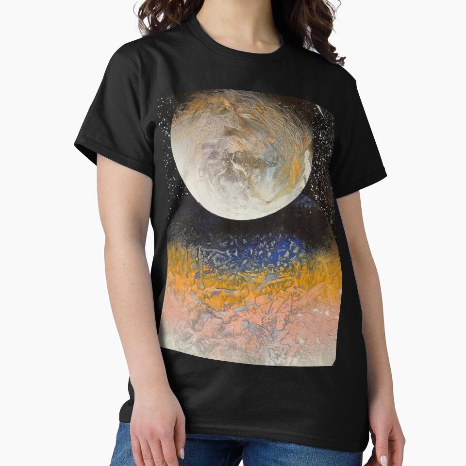 Spray paint art overlapping planets by WoodRocksArt T-Shirts, Hoodie, Sweatshirt | BlankRebels.com (Image 2)