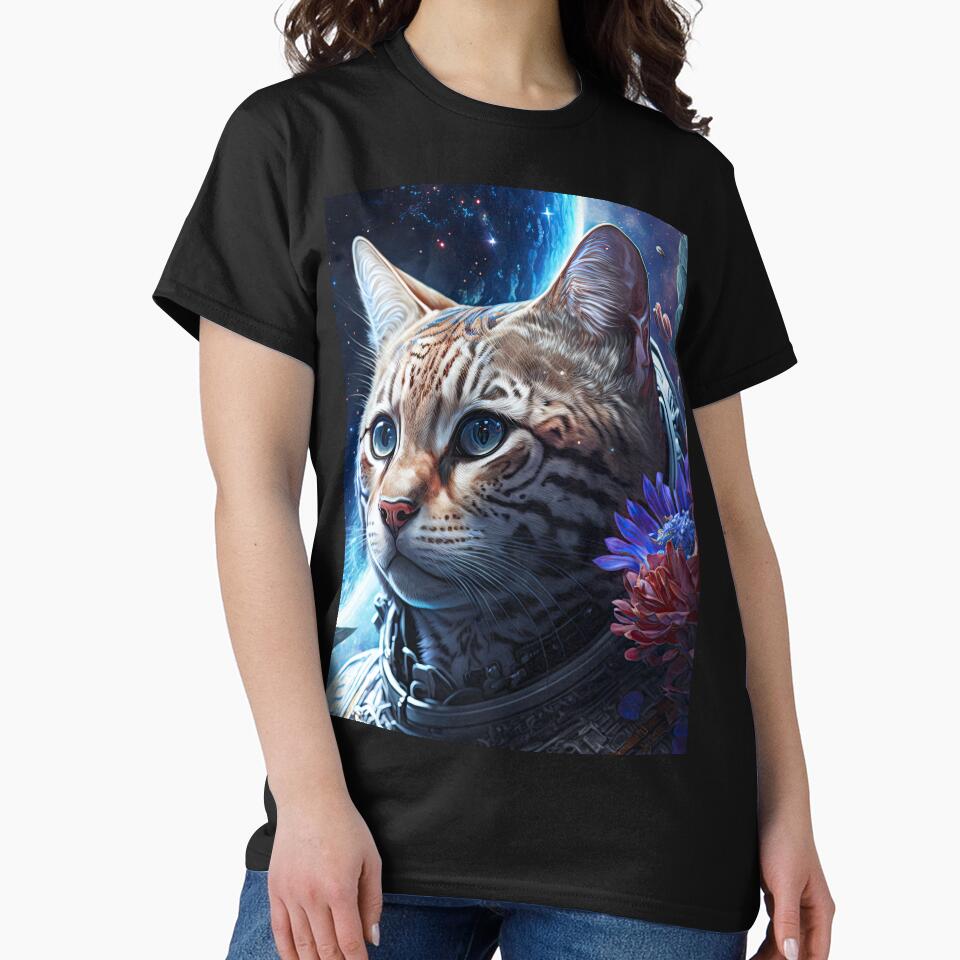 Gerard The Bengal Cat Astronaut Cat Space Cat 1 by idreamaboutcats T-Shirts, Hoodie, Sweatshirt | BlankRebels.com (Image 2)