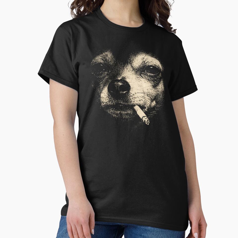 Funny Smoking Chihuahua by SanipepaVase T-Shirts, Hoodie, Sweatshirt | BlankRebels.com (Image 2)