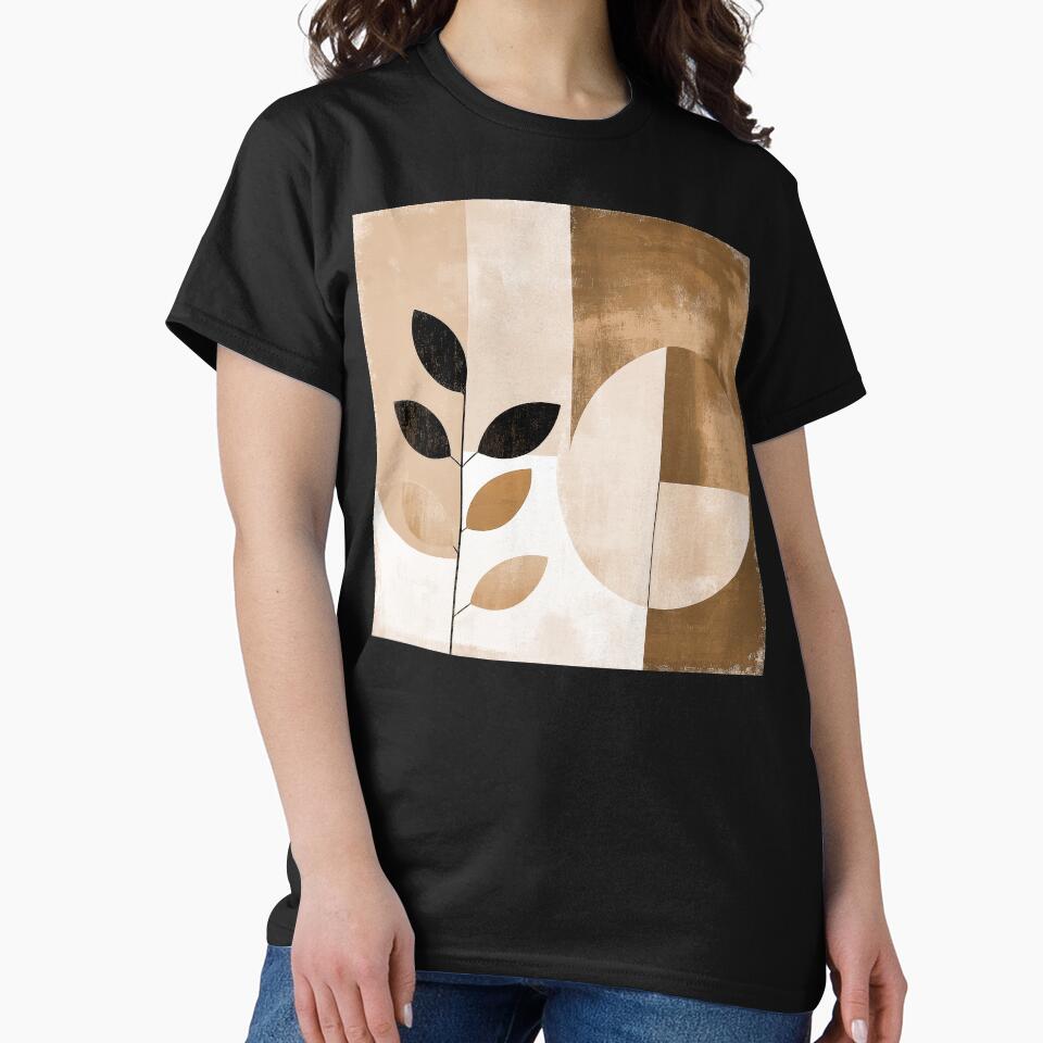 Boho Geometric Abstract Shapes In Rich Sepia-Tones by DEC02 T-Shirts, Hoodie, Sweatshirt | BlankRebels.com (Image 2)