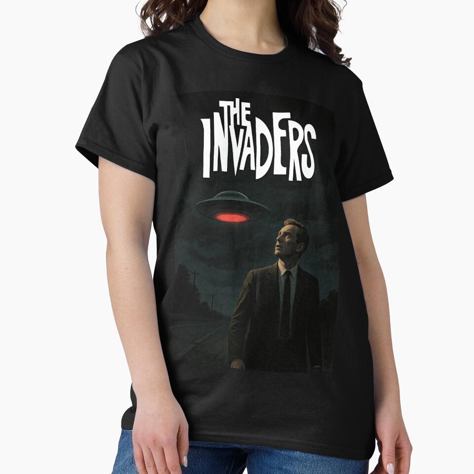 The Invaders 1967 Classic Sci-Fi Series by Retr0Tshirts