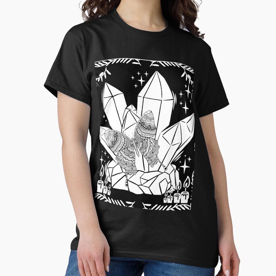 Crystal Magic Butterfly Spells by LadyZodiac T-Shirts, Hoodie, Sweatshirt | BlankRebels.com (Image 2)