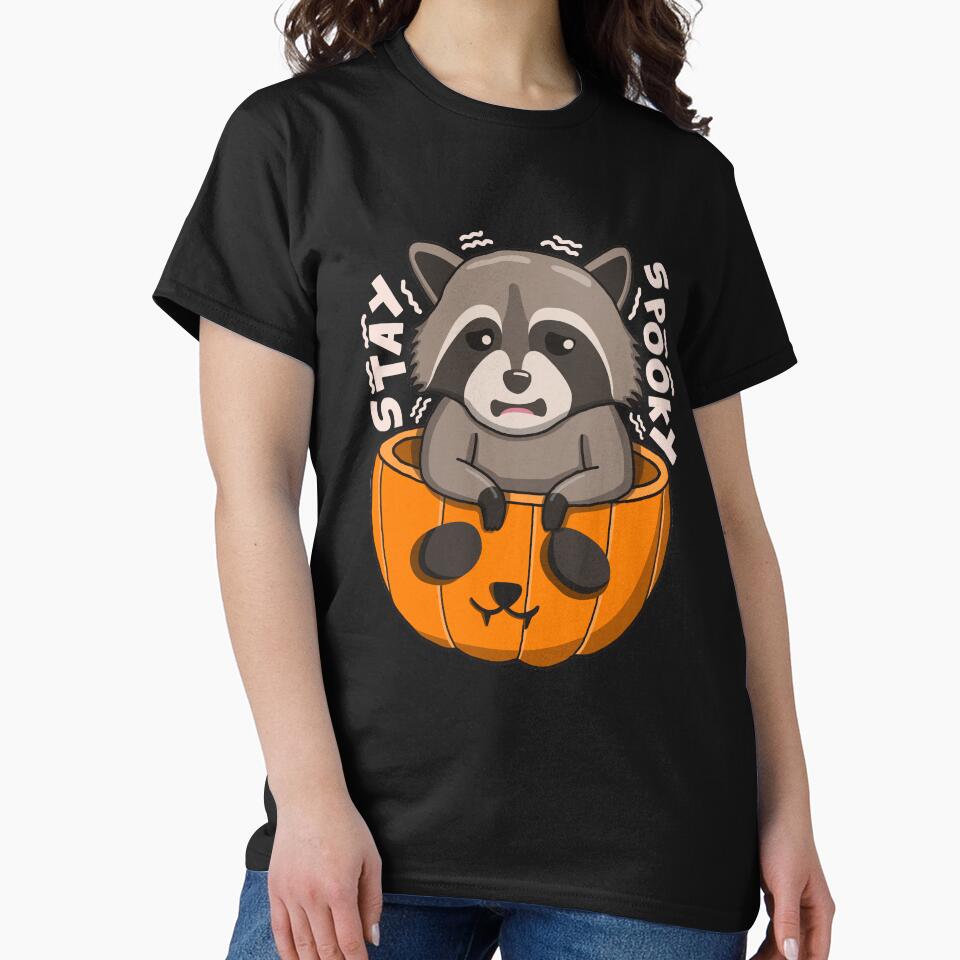 Stay Spooky Raccoon by Luan Huynh T-Shirts, Hoodie, Sweatshirt | BlankRebels.com (Image 2)