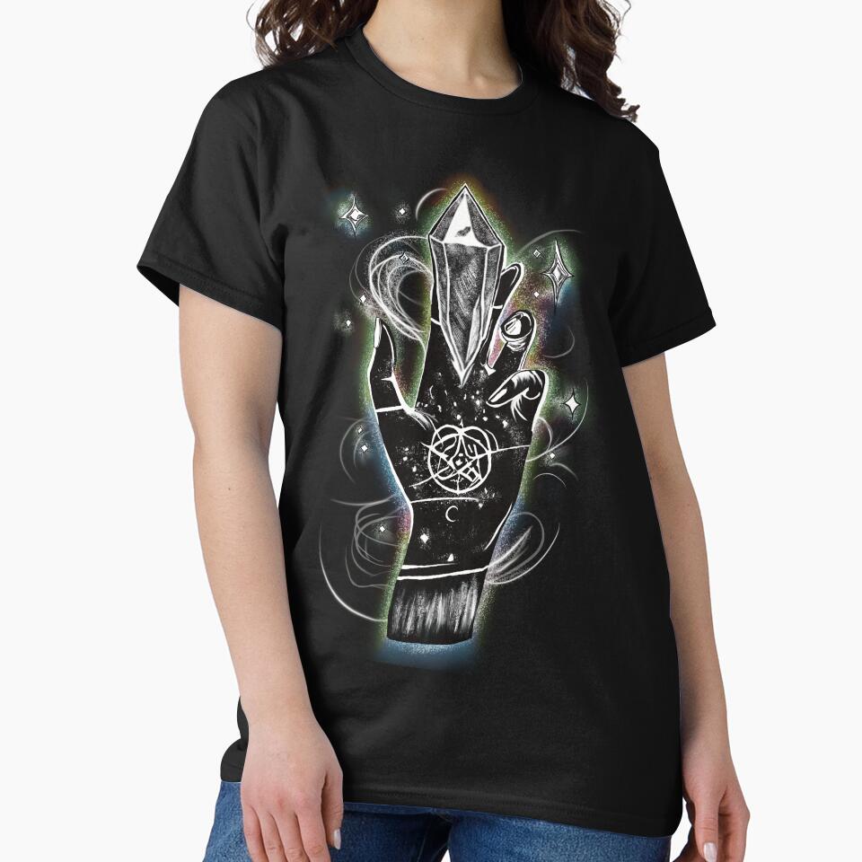 Healing Crystal Hand by 7dunicornlady T-Shirts, Hoodie, Sweatshirt | BlankRebels.com (Image 2)