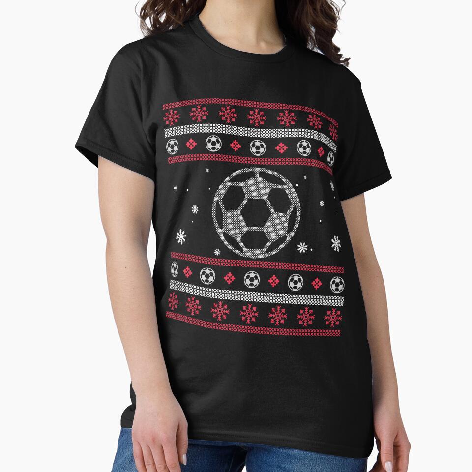 Soccer - Christmas Soccer by UnknownArtistt T-Shirts, Hoodie, Sweatshirt | BlankRebels.com (Image 2)