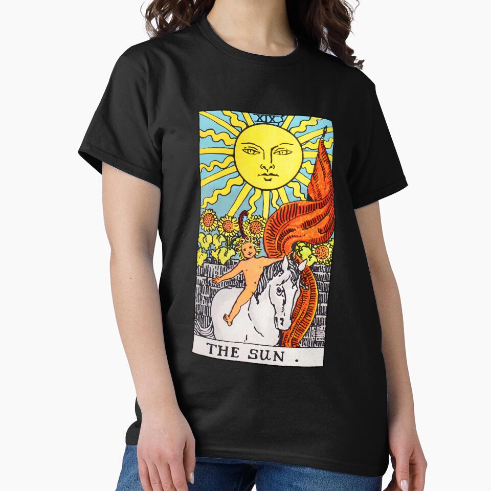 The Sun Tarot Card |  Rider Waite Smith tarot by TeeARTHY T-Shirts, Hoodie, Sweatshirt | BlankRebels.com (Image 2)