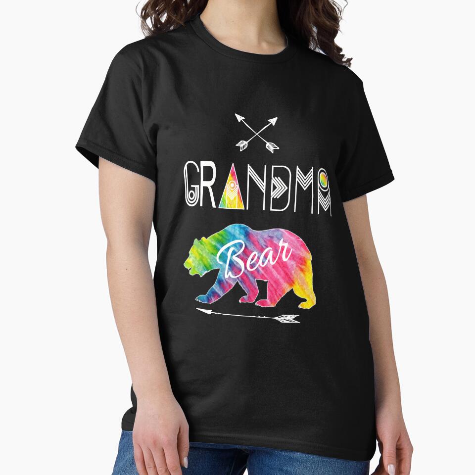 Grandma Bear Matching Family Tye Die Christmas Camping Gift by Sapphire Star T-Shirts, Hoodie, Sweatshirt (Image 2)