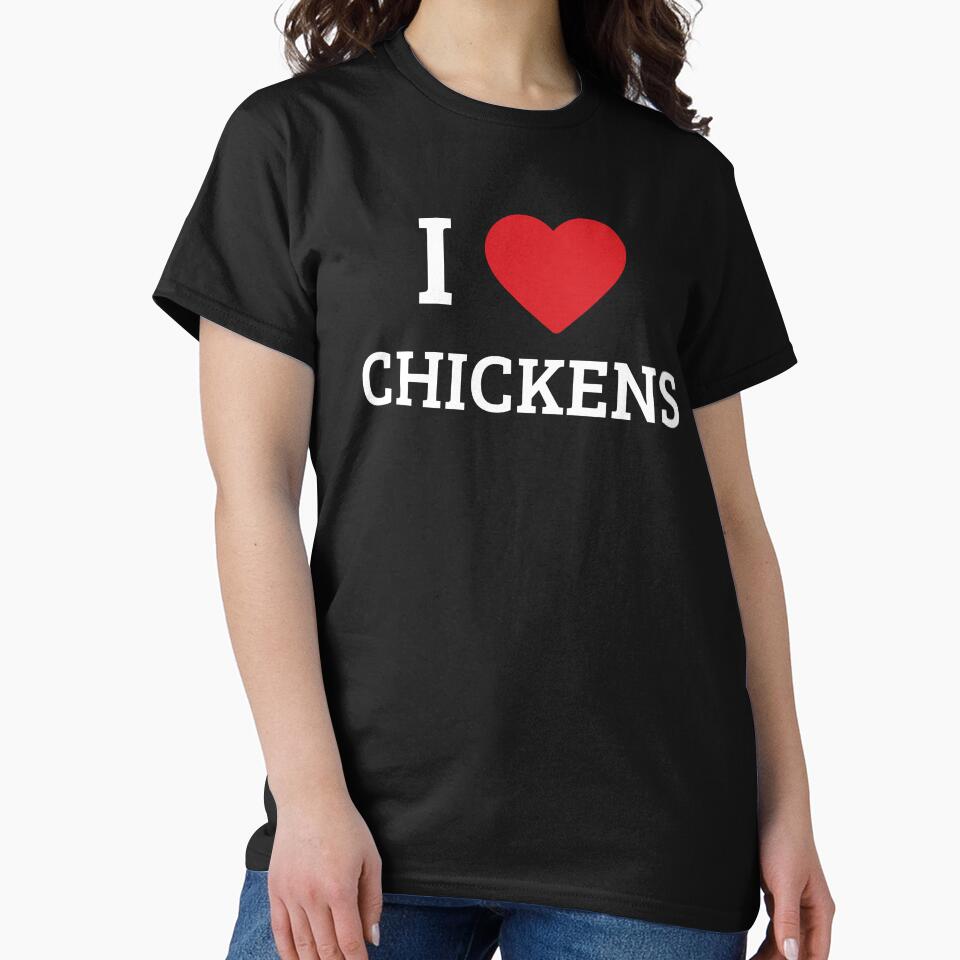 I Love Chickens – Cute Chicken Lover T-Shirts, Hats, Hoodies & More by Kaylews_Designs Sweatshirt | BlankRebels.com (Image 2)