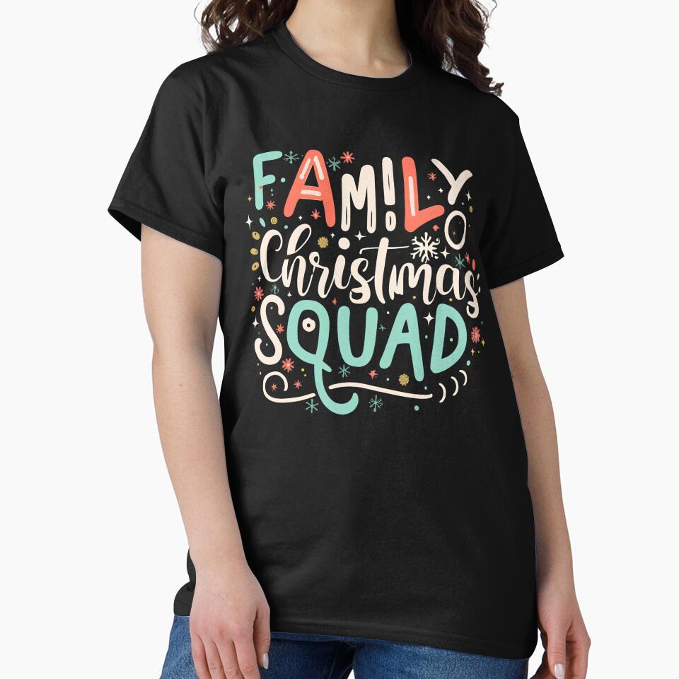 Family Christmas Squad by Itsheartshop T-Shirts, Hoodie, Sweatshirt | BlankRebels.com (Image 2)