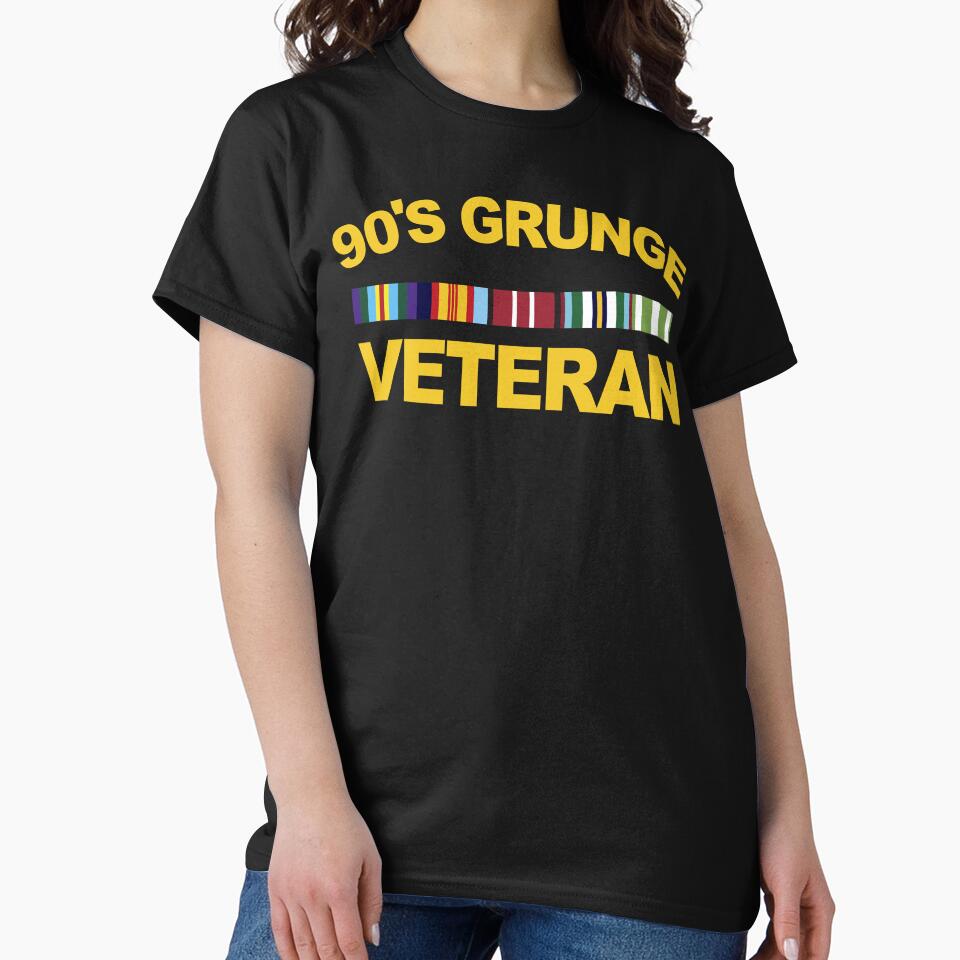 90's Grunge Music Veteran by ourkid T-Shirts, Hoodie, Sweatshirt | BlankRebels.com (Image 2)