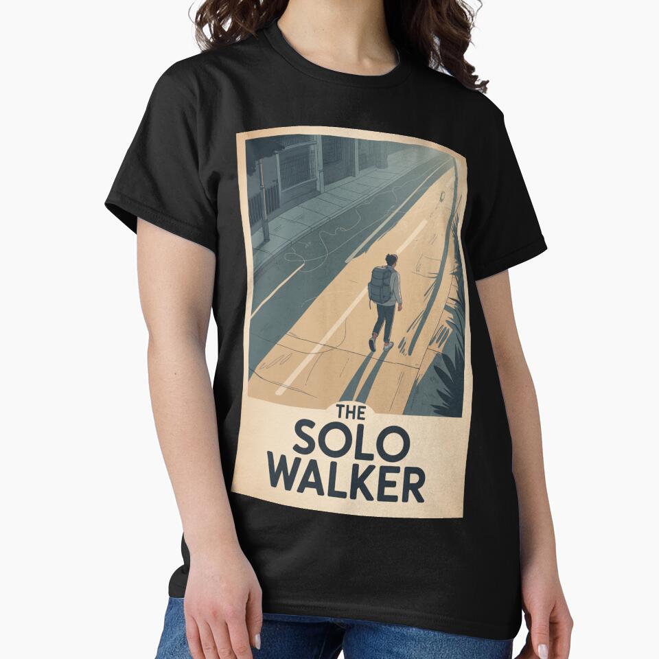 Solo Walker – Solo Travel Personality Sticker & Poster T-Shirts, Hoodie, Sweatshirt