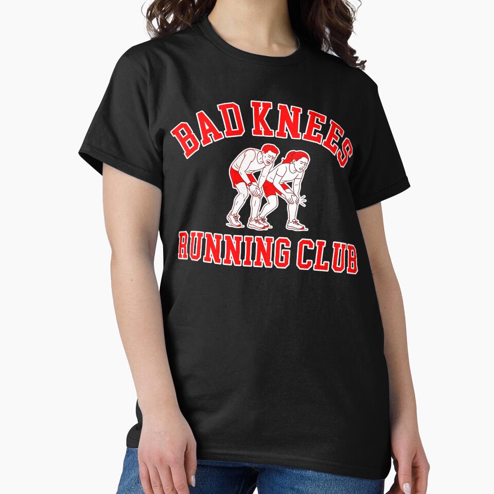 Bad Knees Running Club - Funny Aging Runner by ourkid T-Shirts, Hoodie, Sweatshirt | BlankRebels.com (Image 2)