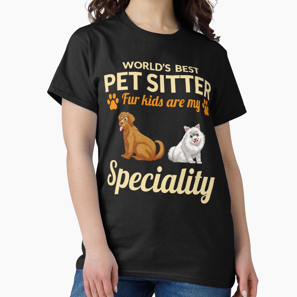 Pet Sitter Sitting Dog Walker Fur Animal Funny by CuteDesigns1
