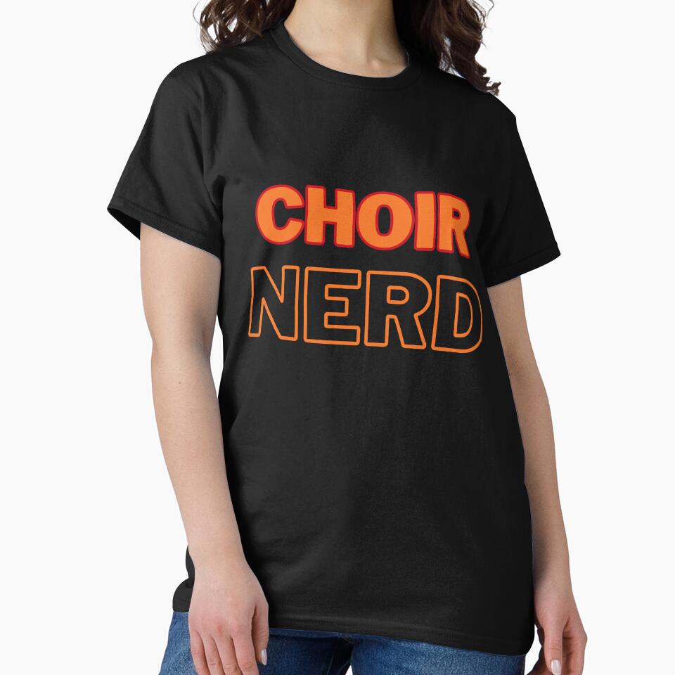 Choir Nerd (ORANGE & RED TEXT) by EmmaDeanMusic