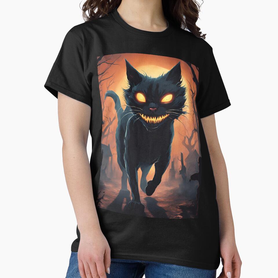 Cemetary cat by whatthefoxsays T-Shirts, Hoodie, Sweatshirt | BlankRebels.com (Image 2)