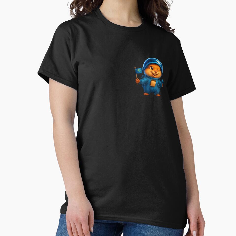 Space Hamster Astronaut by MarandSviet T-Shirts, Hoodie, Sweatshirt | BlankRebels.com (Image 2)