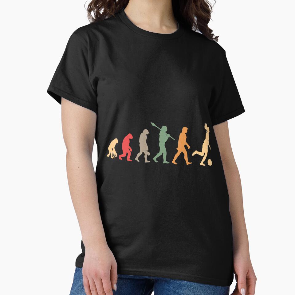 Soccer evolution vintage by jentochicken