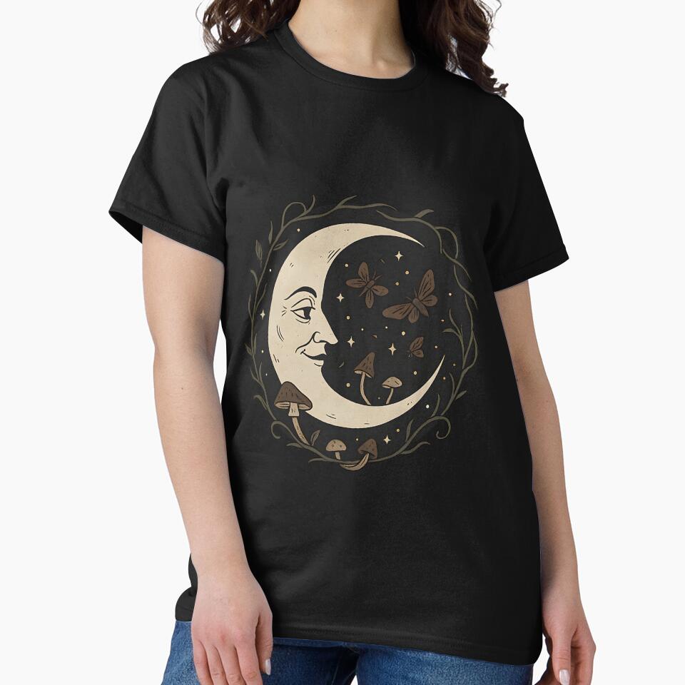 Crescent Moon – Mystical Night by ReleirPanne T-Shirts, Hoodie, Sweatshirt | BlankRebels.com (Image 2)