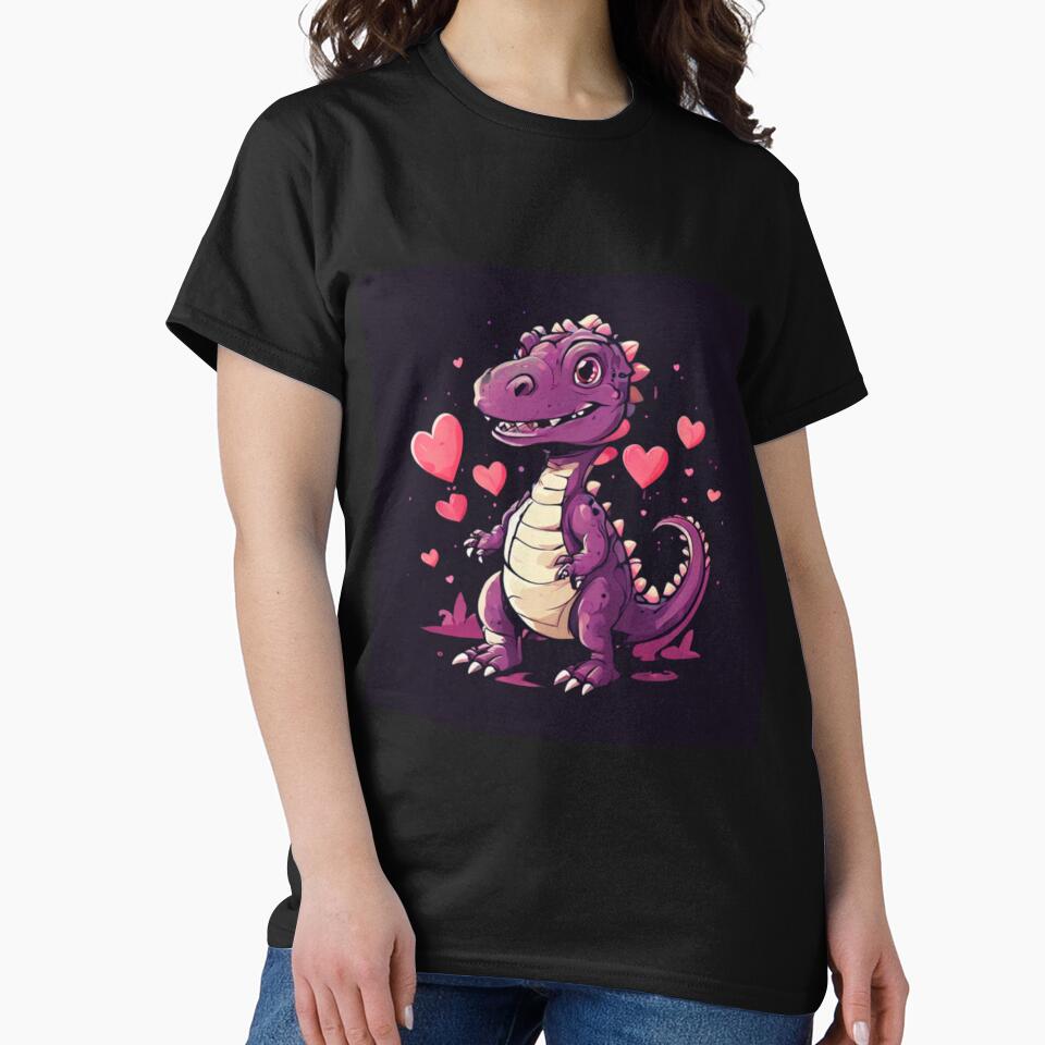 Fun Dinosaur Art by Planetporridge T-Shirts, Hoodie, Sweatshirt | BlankRebels.com (Image 2)