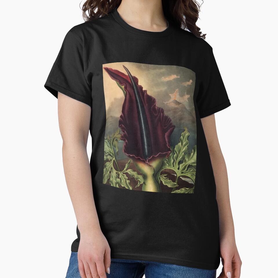 The Dragon Arum by Robert John Thornton Botanical Illustration by InnerCitadel T-Shirts, Hoodie, Sweatshirt (Image 2)