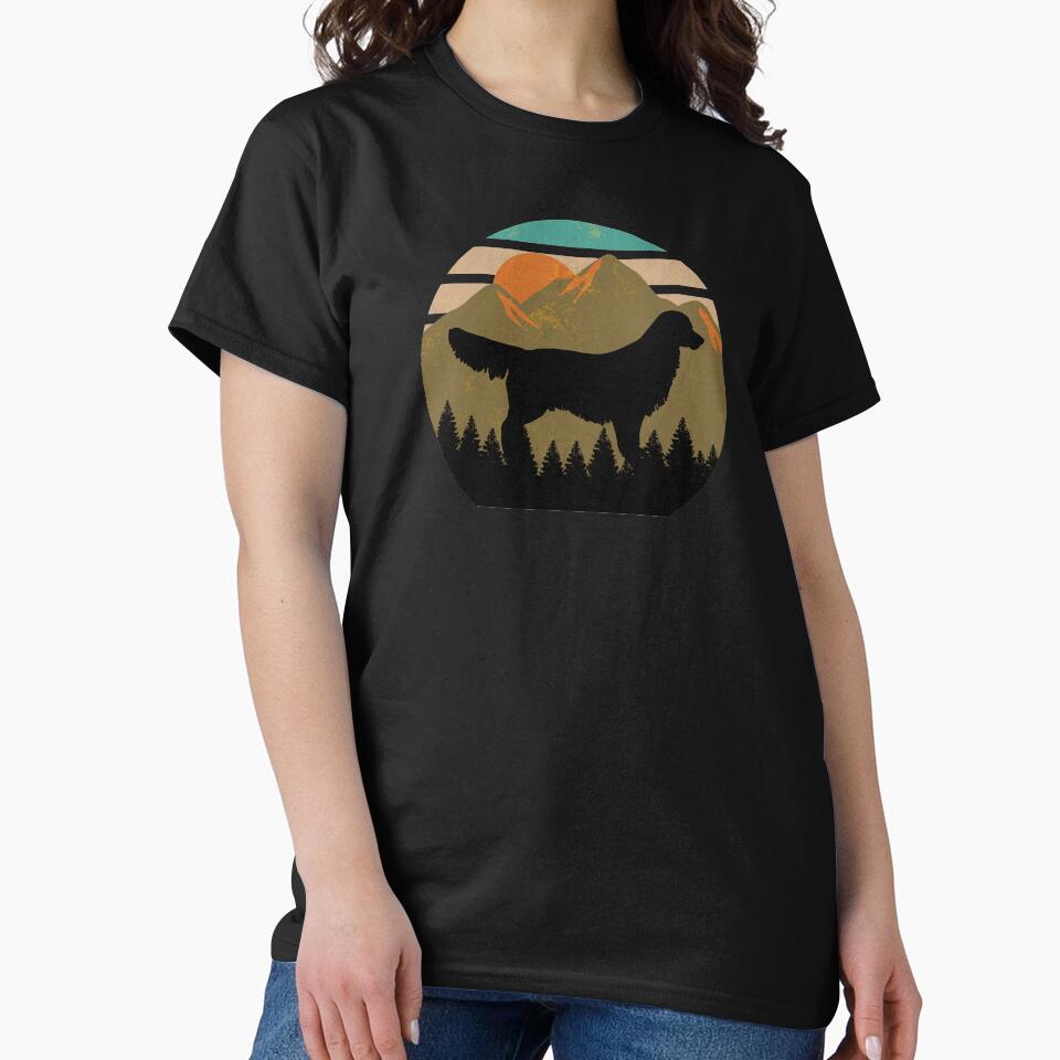 Vintage Sun Mountains Wilderness Golden Retriever Dog Gift by Guarddogdrive T-Shirts, Hoodie, Sweatshirt (Image 2)