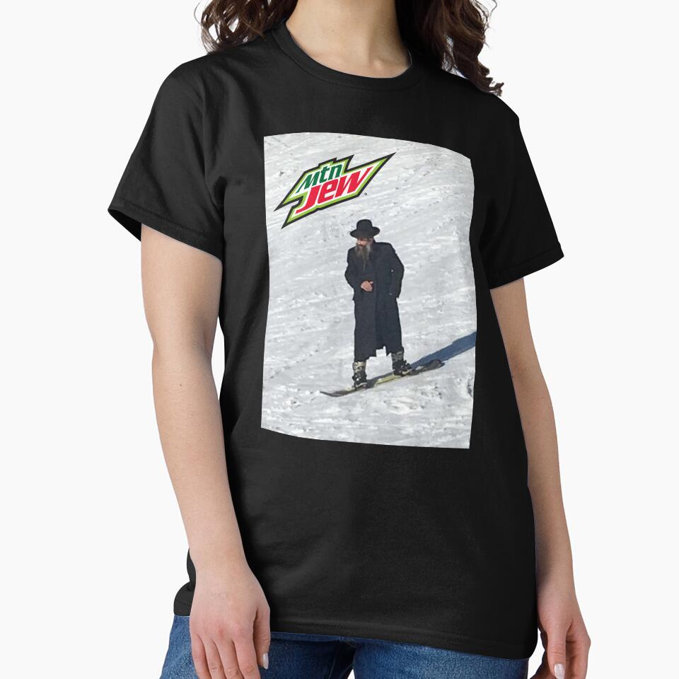 Mountain Jew Parody T-Shirt – Funny Jewish Humor Tee by retrogarms Hoodie, Sweatshirt | BlankRebels.com (Image 2)