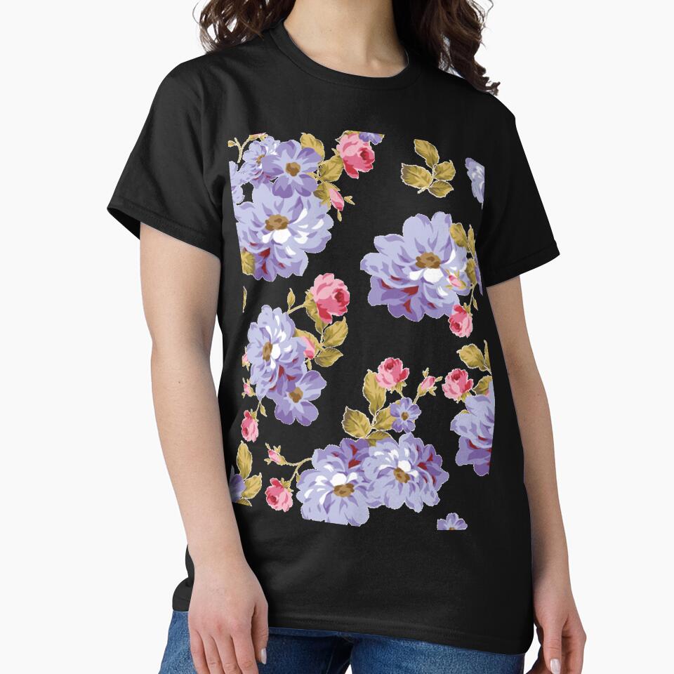 FLORAL DESIGNS PURPLE by Rahke T-Shirts, Hoodie, Sweatshirt | BlankRebels.com (Image 2)