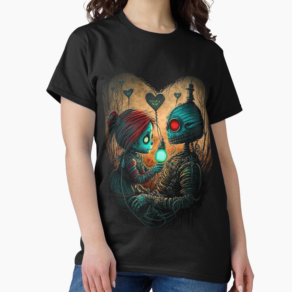 Gothic VooDoo Doll Design Perfect for Valentines Day - Goth Love by Bits-X-Pieces T-Shirts, Hoodie, Sweatshirt (Image 2)