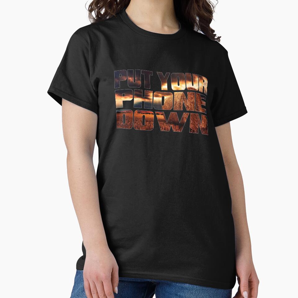 Farmer Motivational Design Put Your Phone Down by drwigglebutts T-Shirts, Hoodie, Sweatshirt | BlankRebels.com (Image 2)