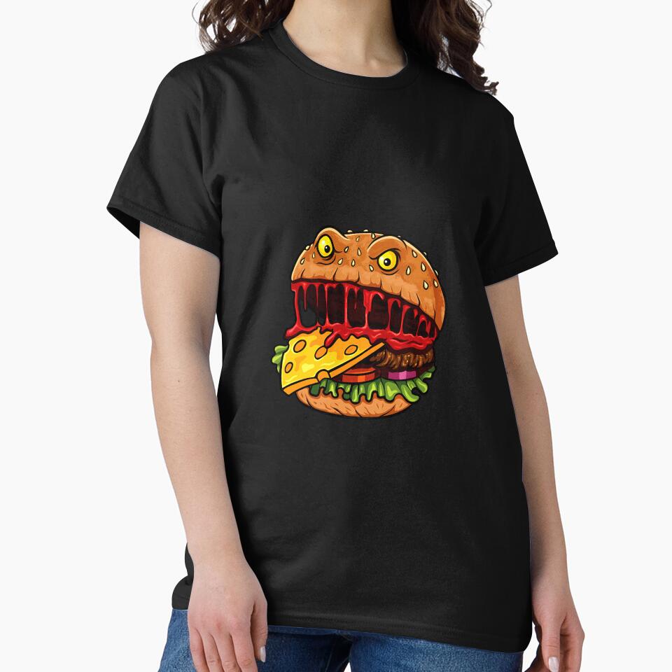 Hungry Burger Art. by Mahesh95singh T-Shirts, Hoodie, Sweatshirt | BlankRebels.com (Image 2)