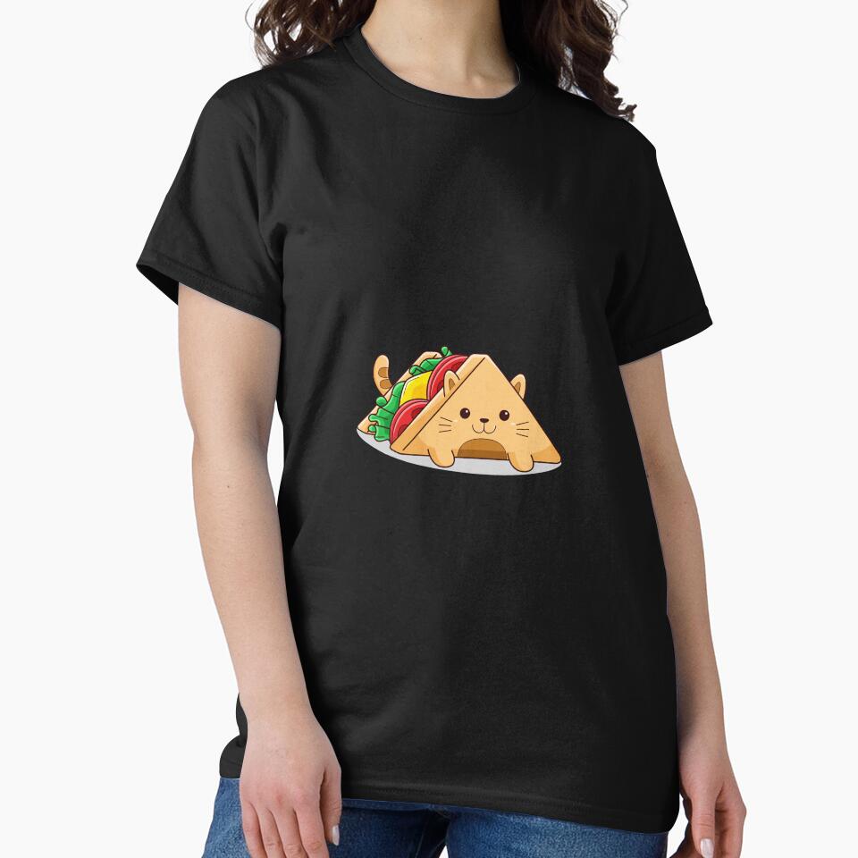 Cat Eating Burger by BDG06 T-Shirts, Hoodie, Sweatshirt | BlankRebels.com (Image 2)