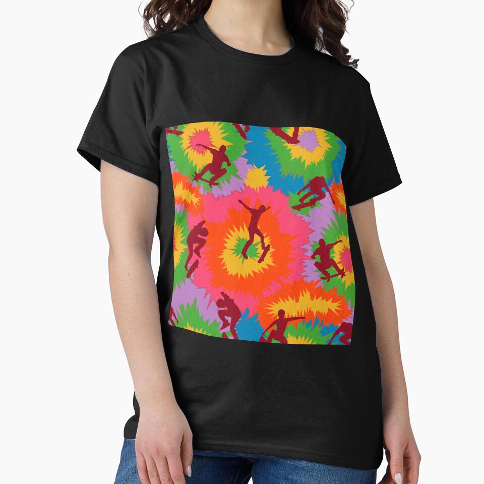 Love Skateboarding Tie Dye by Mnightsa T-Shirts, Hoodie, Sweatshirt | BlankRebels.com (Image 2)