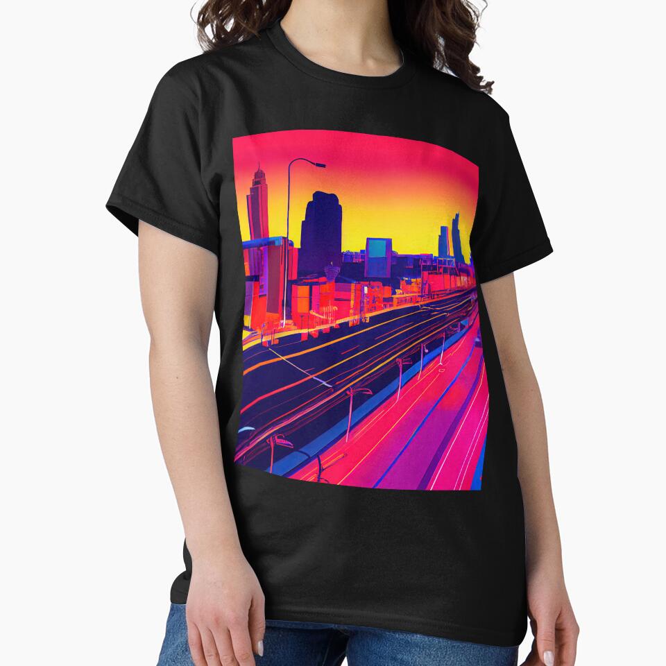 Newark Neon Vaporwave by ComicsFactory T-Shirts, Hoodie, Sweatshirt | BlankRebels.com (Image 2)