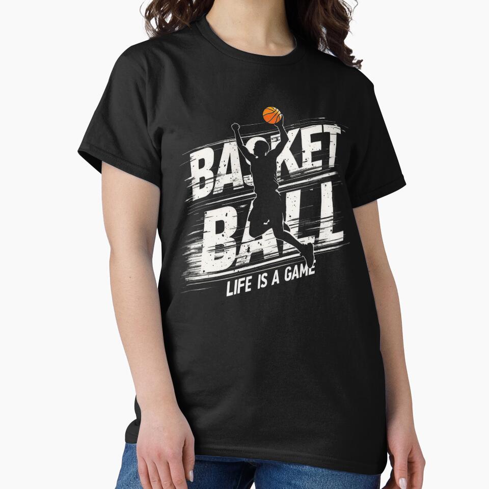 Basketball Life Is A Game by Topmaxdesign T-Shirts, Hoodie, Sweatshirt | BlankRebels.com (Image 2)