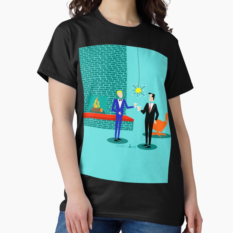 Mid Century Modern Gay Couple by StrangeLilOnion T-Shirts, Hoodie, Sweatshirt | BlankRebels.com (Image 2)