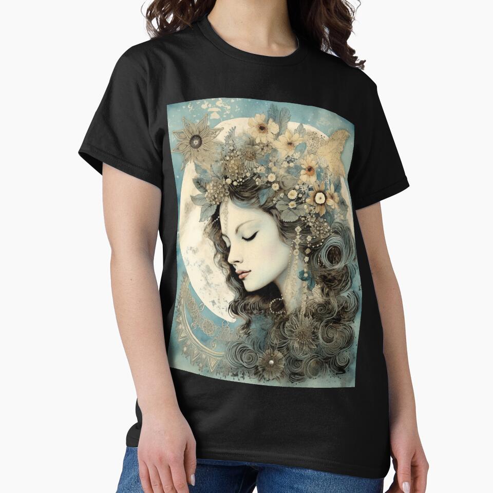 Radiant Moon Goddess by Celestial Charm Co T-Shirts, Hoodie, Sweatshirt | BlankRebels.com (Image 2)
