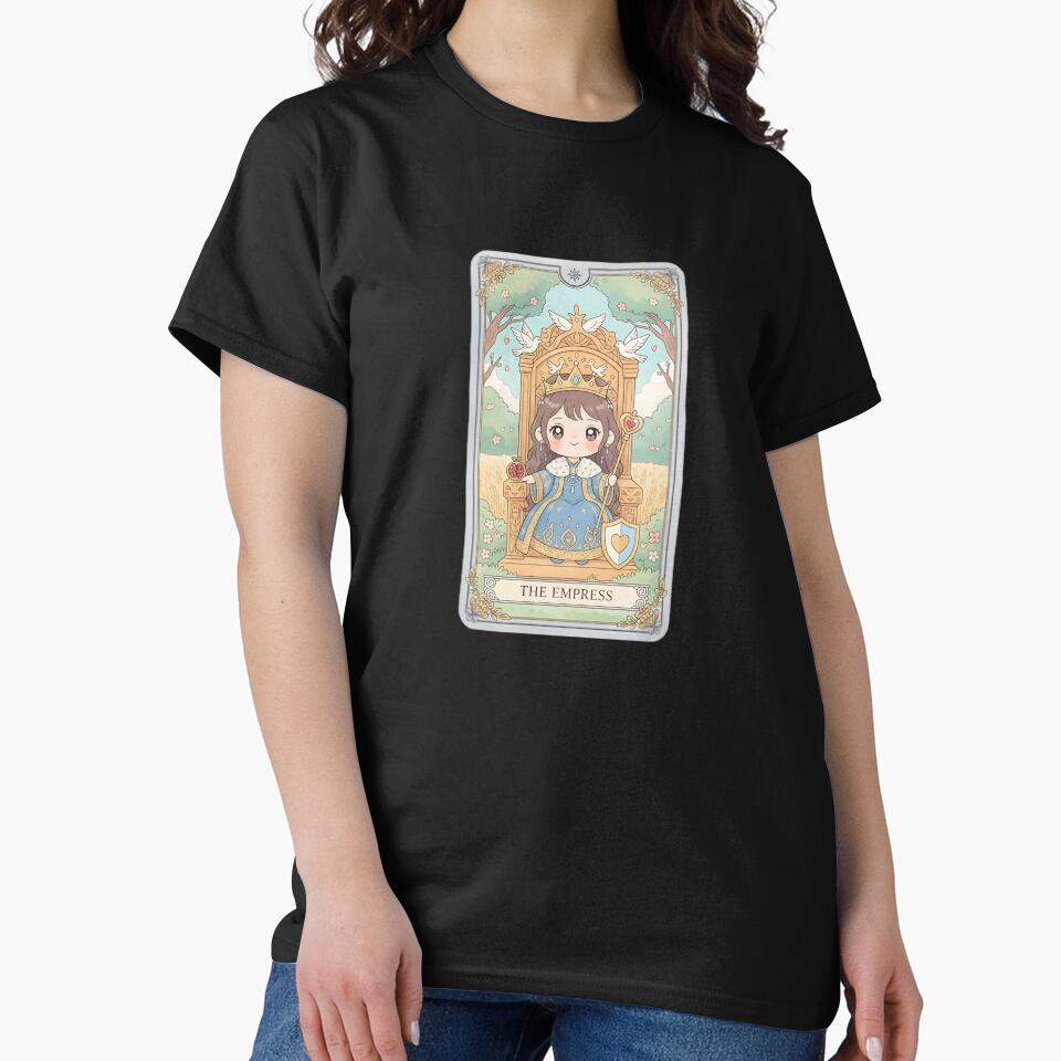 The Empress Tarot Card Cute Illustration by Teenidesign T-Shirts, Hoodie, Sweatshirt | BlankRebels.com (Image 2)
